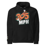 305 MPH Unisex eco raglan hoodie