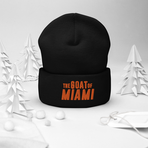 The Goat Of Miami Cuffed Beanie