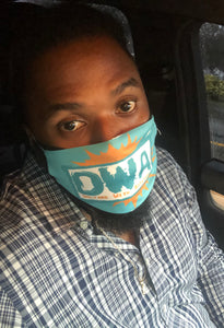 DWA sublimated face Mask