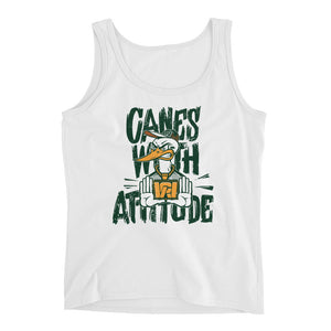 Canes With Attitude Ladies' Tank