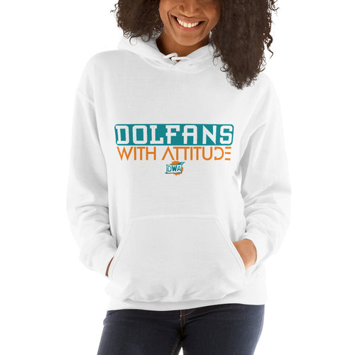 Lady Dolfan With Attitude Hooded Sweatshirt