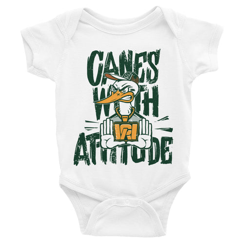 Canes With Attitude *CWA* Infant Bodysuit