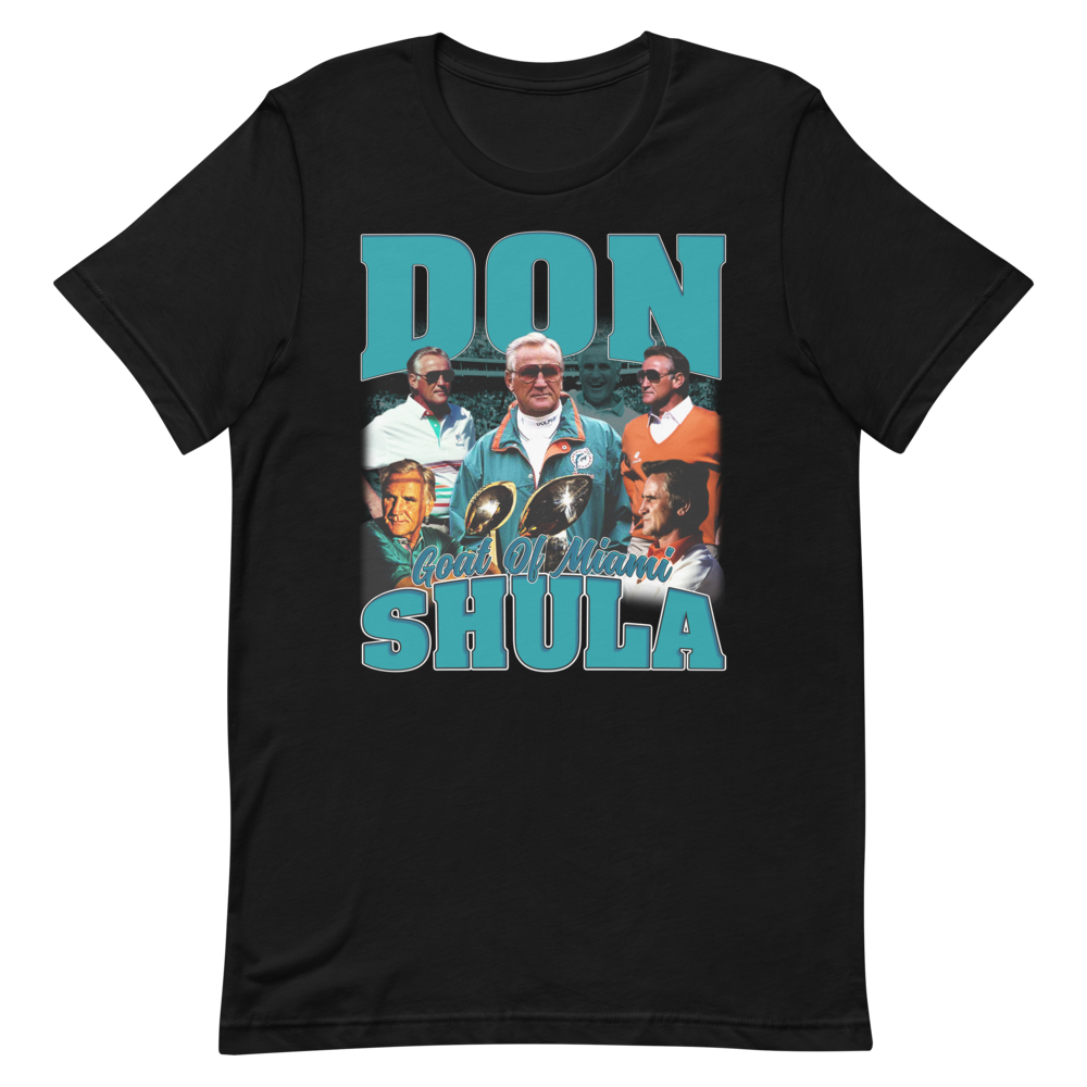 Shula & Csonka '72 - Miami Legends Political Campaign Parody T-Shirt - Hyper Than Hype Shirts Xs / White Shirt